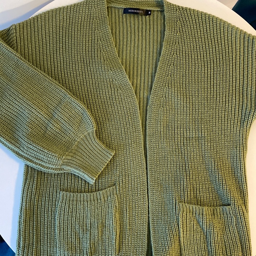 Olive green sweater